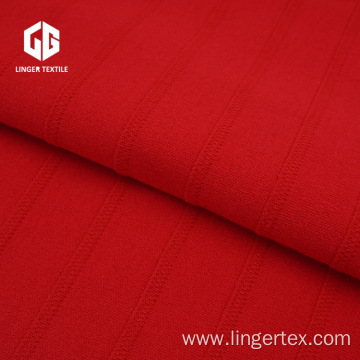 Cotton Polyester Jacquard Interlock Fabric CVC 60/40